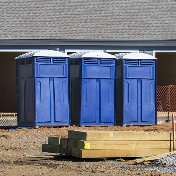 are there any restrictions on what items can be disposed of in the porta potties in Indian Head